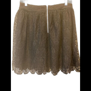 Soprano Mini Skirt Lace Black Lined Witchy Fairy Grunge Goth NEW Sz Zipper M
